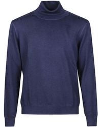 Fay - Pull À Col Cheminée - Lyst