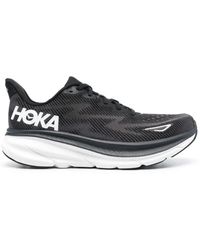Hoka One One - Clifton 9 Lace-Up Sneakers - Lyst