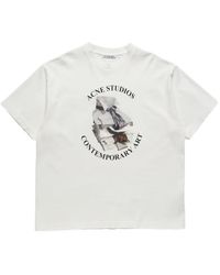 Acne Studios - T-Shirt Ample À Imprimé Graphique - Lyst
