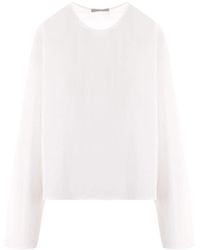 Dusan - Round-neck Drop-shoulder Cotton T-shirt - Lyst