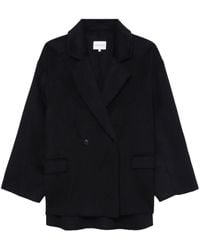 Loulou Studio - Double-breasted Wool Blend Jacket - Lyst