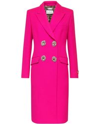 Philipp Plein - Crystal-Embellished Wool Coat - Lyst
