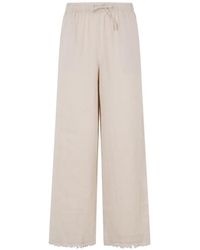 MC2 Saint Barth - Irma Fringe-Hem Trousers - Lyst