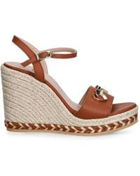 Love Moschino - Heart-Motif Wedge Espadrilles - Lyst