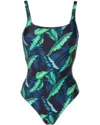 Lygia & Nanny - Maillot De Bain Hapuna À Imprimé Végétal - Lyst