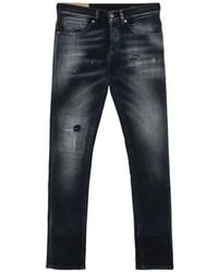 Dondup - Distressed Faded Jeans - Lyst