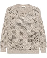 Panicale - Open-Knit Sweater - Lyst