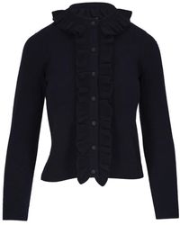 Nili Lotan - Cardigan Con Ruches - Lyst