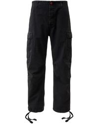 HELLSTAR - Canvas Drawstring-Cuff Cargo Pants - Lyst