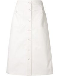 Calvin Klein Gonna a matita - Bianco