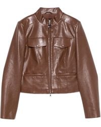 Patrizia Pepe - Zip-Front Flap-Pocket Jacket - Lyst