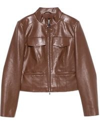 Patrizia Pepe - Giacca Con Zip Frontale E Tasche Con Patta - Lyst