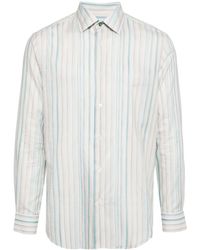 Paul Smith - Stripe-print Organic Cotton Shirt - Lyst