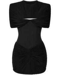 Chats by C.Dam - Draped Mini Dress - Lyst