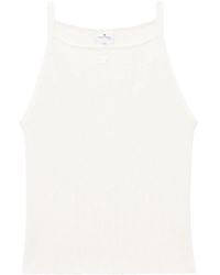 Courreges - Ribbed-Knit Tank Top - Lyst