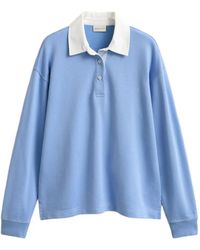 GANT - Rugger Sweater Met Polokraag - Lyst