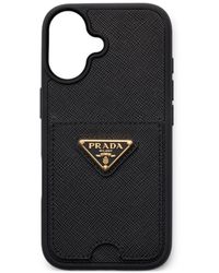 Prada - Saffiano Leather Case For Iphone 17 - Lyst