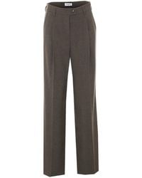 RUE DU BAC - Pleated Wide-Leg Trousers - Lyst