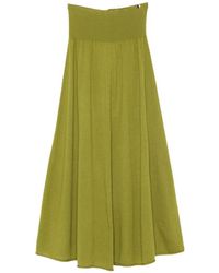 Extreme Cashmere - Seduce Ribbed Midi Skirt - Lyst