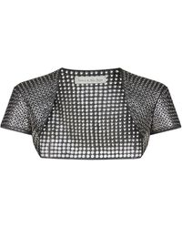 Ludovic de Saint Sernin - Eyelet Bolero - Lyst