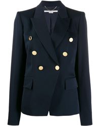 Stella McCartney Blazer con botones decorativos - Azul