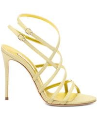 Casadei - Cage Buckle-Detail Heeled Sandals - Lyst