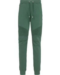 Balmain - Drawstring Cotton Track Pants - Lyst