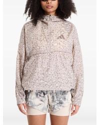 adidas - Terrex Xploric Clima365 Leopard-Print Anorak - Lyst