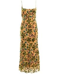 STAUD - Midi-Jurk Met Bloemenprint - Lyst