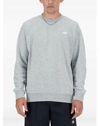 New Balance - Essentials Fleece Crew-Neck Sweatshirt - Lyst