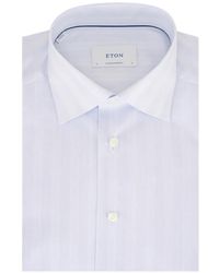 Eton - Stripe-Pattern Shirt - Lyst