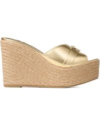 Jimmy Choo - Leda Wedge 100 Espadrilles - Lyst