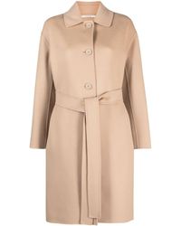 Max Mara - Belted Single-breasted Wool Coat - Lyst