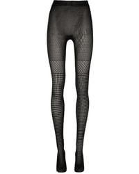 Wolford - Mosaic Net Tights - Lyst