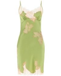 Vaillant Studio - Lace-Detail Mini Dress - Lyst