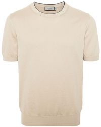 Canali - Edges Cotton T-shirt - Lyst