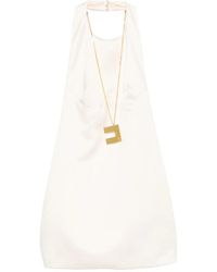 Elisabetta Franchi - Robe Courte À Dos-Nu - Lyst