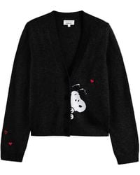 Chinti & Parker - Cardigan Con Motivo Snoopy Marc Jacobs X Peanuts - Lyst