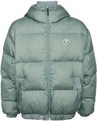 Aape By A Bathing Ape - Gefütterte Jacke Mit Logo-Applikation - Lyst