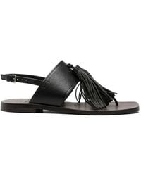 Brunello Cucinelli - Tassel-Detail Sandals - Lyst