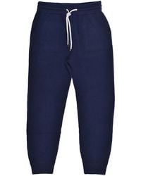 Brunello Cucinelli - Pantalon De Jogging En Maille Côtelée À Lien De Resserrage - Lyst