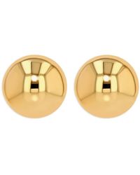 Anine Bing - 14Kt Large Dome Earrings - Lyst