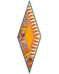 Ferragamo - Giada Triangle Silk Scarf - Lyst