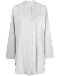 The Row - Long-sleeve Silk Shirt - Lyst