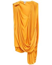 Loewe - Draped Sleeveless Top - Lyst