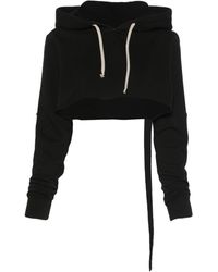 Rick Owens - Cropped Hoodie - Lyst