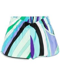 PUCCI - Shorts Met Iride-Print - Lyst