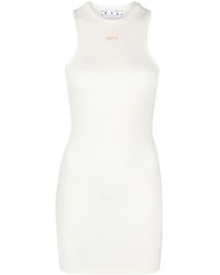Off-White c/o Virgil Abloh - Mini-jurk Met Logoprint - Lyst
