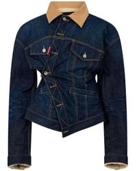 DSquared² - Veste En Jean Oversize Dark Urban Wrap - Lyst