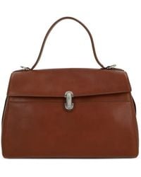 SAVETTE - Soft Symmetry Leather Tote Bag - Lyst